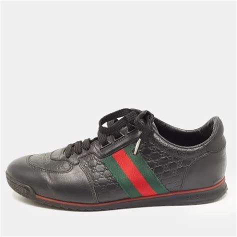 zwarte dames sneakers gucci|farfetch gucci tennis shoes.